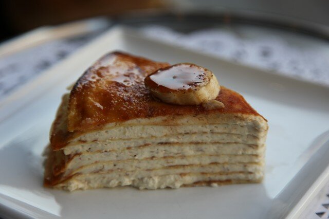 Banana Crepe Cake